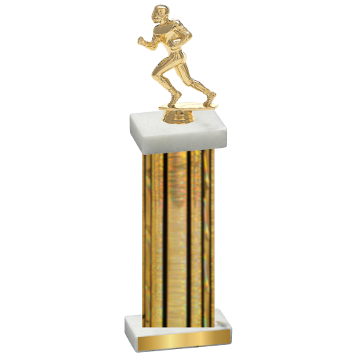 Single Gold Glacier Football Trophy