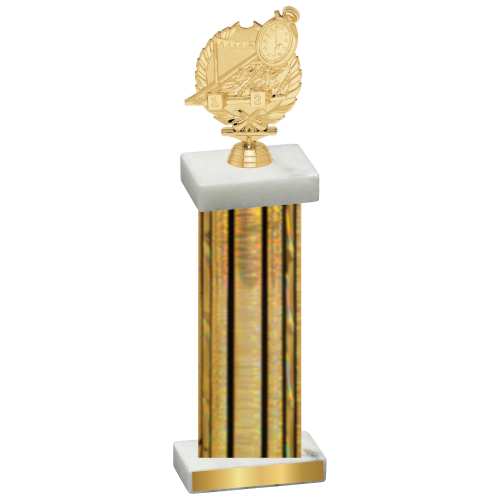 Single Gold Glacier Swimming Trophy