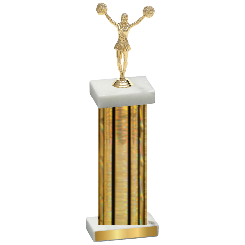 Single Gold Glacier Cheerleading Trophy