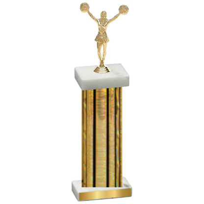 Single Gold Glacier Cheerleading Trophy