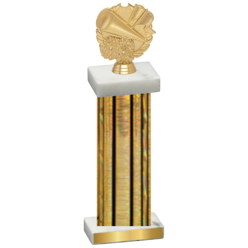 Single Gold Glacier Cheerleading Trophy