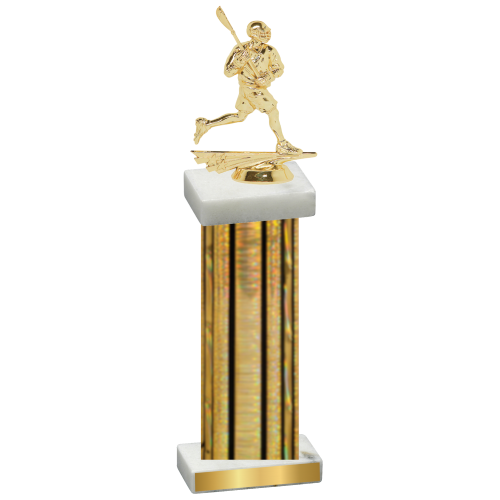 Single Gold Glacier Lacrosse Trophy