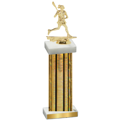 Single Gold Glacier Lacrosse Trophy