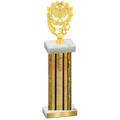 Single Gold Glacier Pickleball Trophy