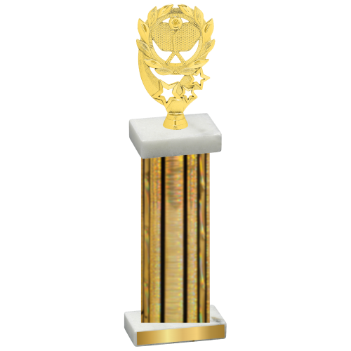 Single Gold Glacier Pickleball Trophy