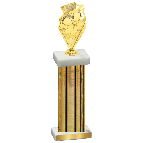 Single Gold Glacier Pickleball Trophy