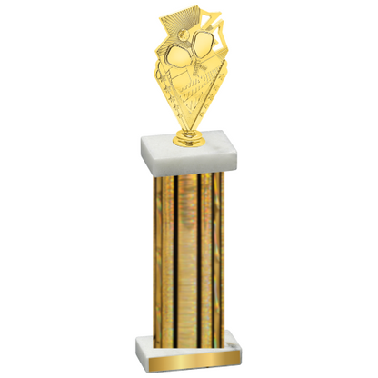 Single Gold Glacier Pickleball Trophy