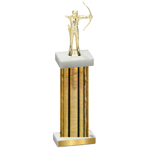 Single Gold Glacier Archery Trophy