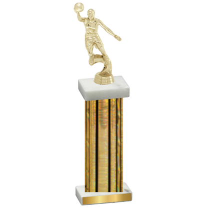 Single Gold Glacier Basketball Trophy