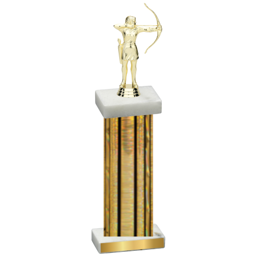 Single Gold Glacier Archery Trophy