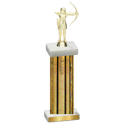 Single Gold Glacier Archery Trophy