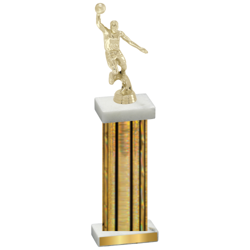 Single Gold Glacier Basketball Trophy