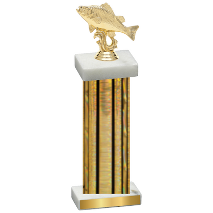 Single Gold Glacier Fishing Trophy