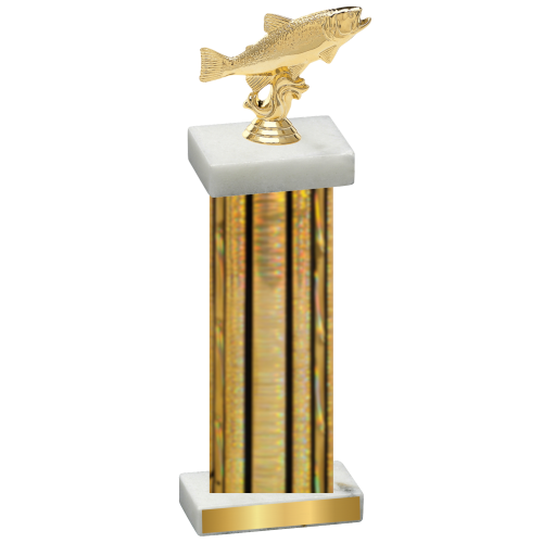 Single Gold Glacier Fishing Trophy