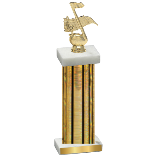 Single Gold Glacier Music Trophy