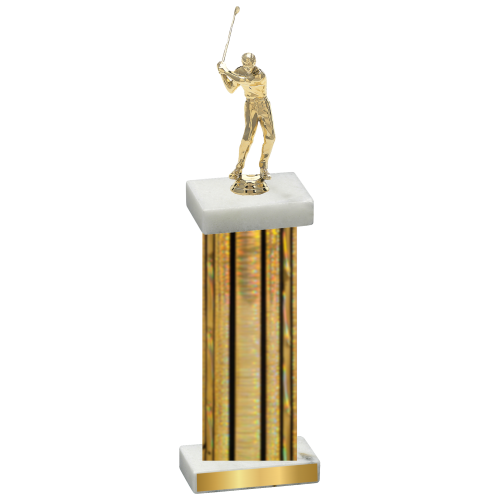 Single Gold Glacier Golf Trophy