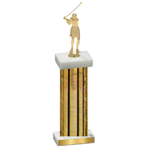 Single Gold Glacier Golf Trophy