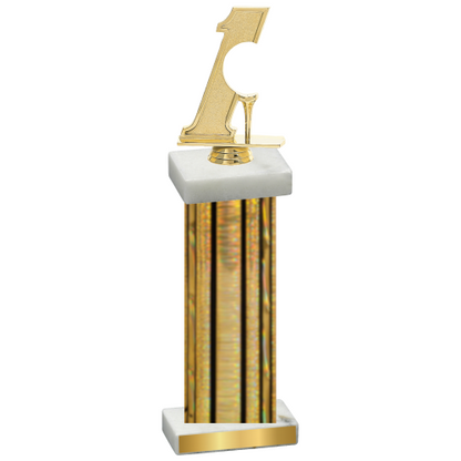 Single Gold Glacier Golf Trophy