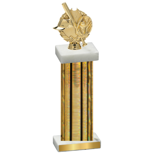 Single Gold Glacier Baseball Trophy