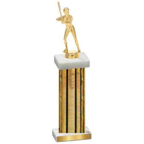 Single Gold Glacier Softball Trophy