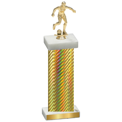 Single Gold Carbon Fiber Soccer Trophy