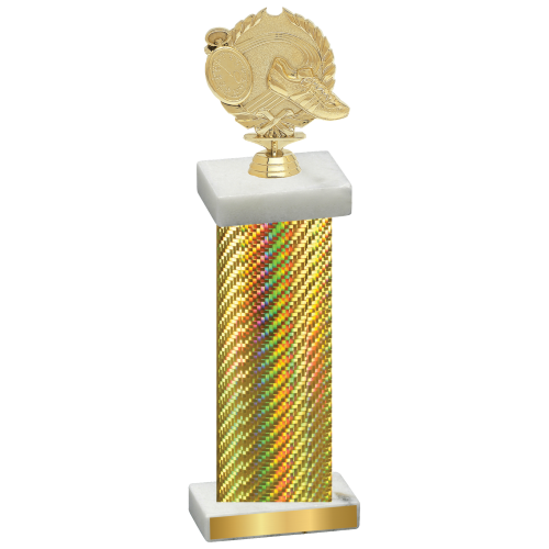 Single Gold Carbon Fiber Running Trophy