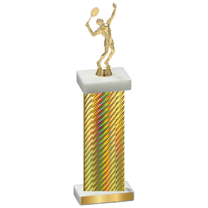 Single Gold Carbon Fiber Tennis Trophy