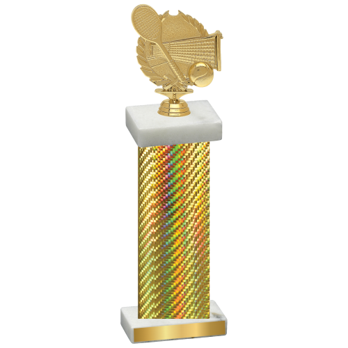 Single Gold Carbon Fiber Tennis Trophy