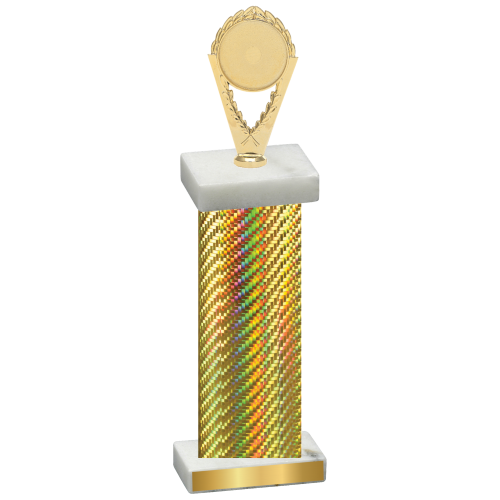 Single Gold Carbon Fiber Insert Trophy