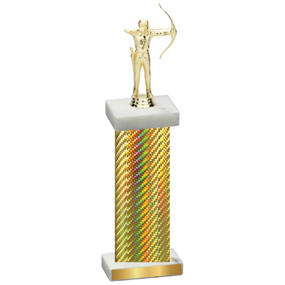 Single Gold Carbon Fiber Archery Trophy