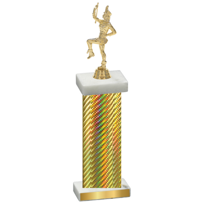 Single Gold Carbon Fiber Majorette Trophy