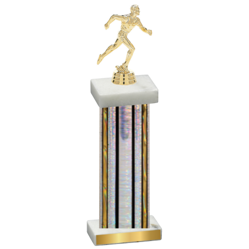 Single Silver Glacier Running Trophy