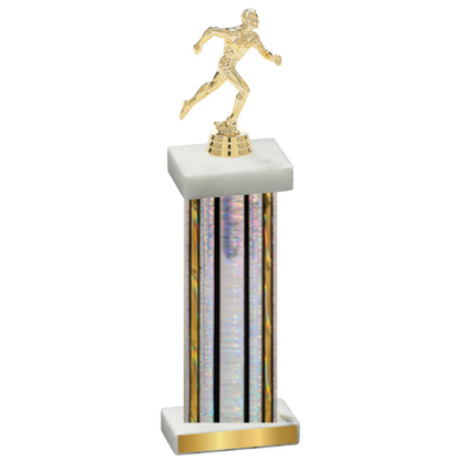 Single Silver Glacier Running Trophy