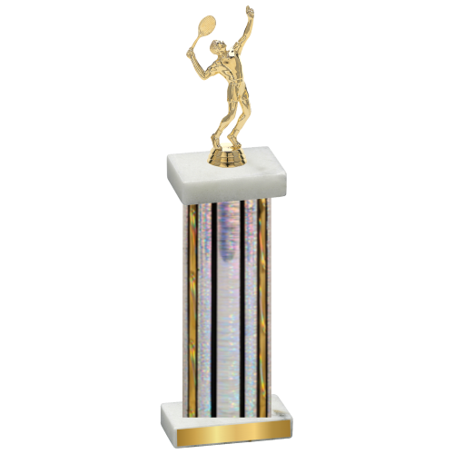 Single Silver Glacier Tennis Trophy