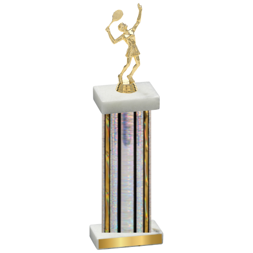 Single Silver Glacier Tennis Trophy