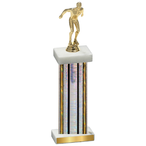 Single Silver Glacier Swimming Trophy