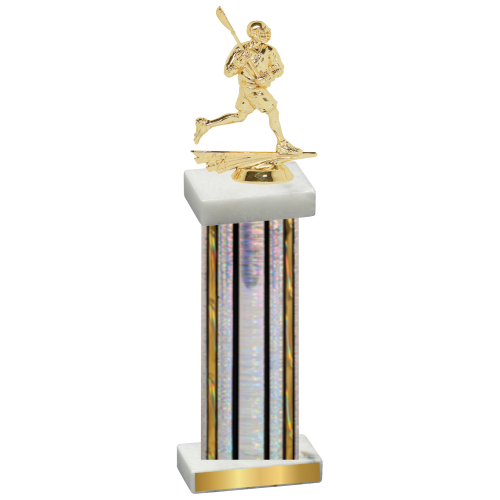 Single Silver Glacier Lacrosse Trophy