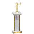 Single Silver Glacier Archery Trophy