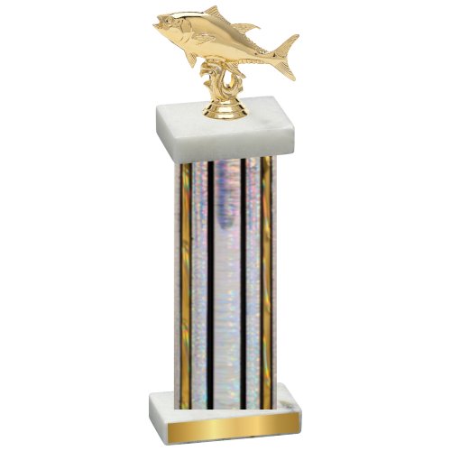 Single Silver Glacier Fishing Trophy