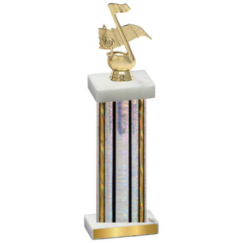 Single Silver Glacier Music Trophy