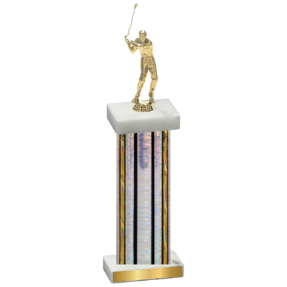 Single Silver Glacier Golf Trophy