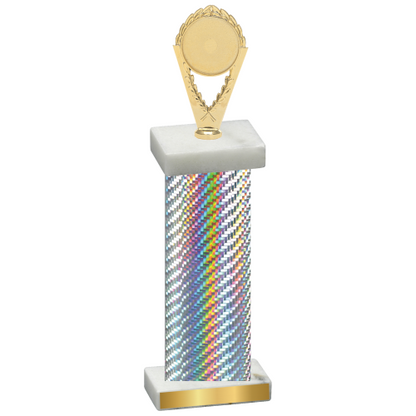 Single Silver Carbon Fiber Insert Trophy