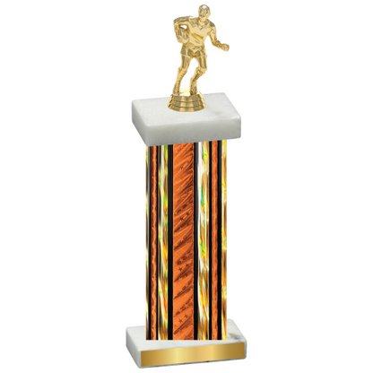 Single Orange Glacier Rugby Trophy