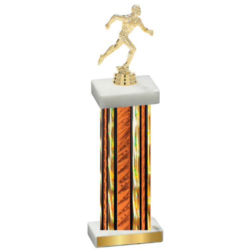 Single Orange Glacier Running Trophy