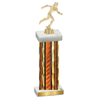 Single Orange Glacier Running Trophy