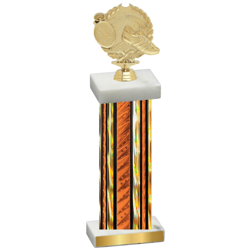 Single Orange Glacier Running Trophy