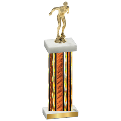 Single Orange Glacier Swimming Trophy