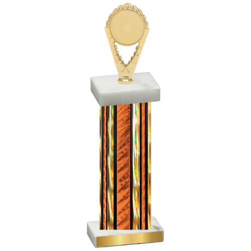 Single Orange Glacier Insert Trophy