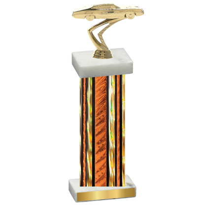 Single Orange Glacier Cars Trophy