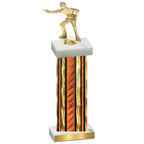 Single Orange Glacier Shooter Trophy